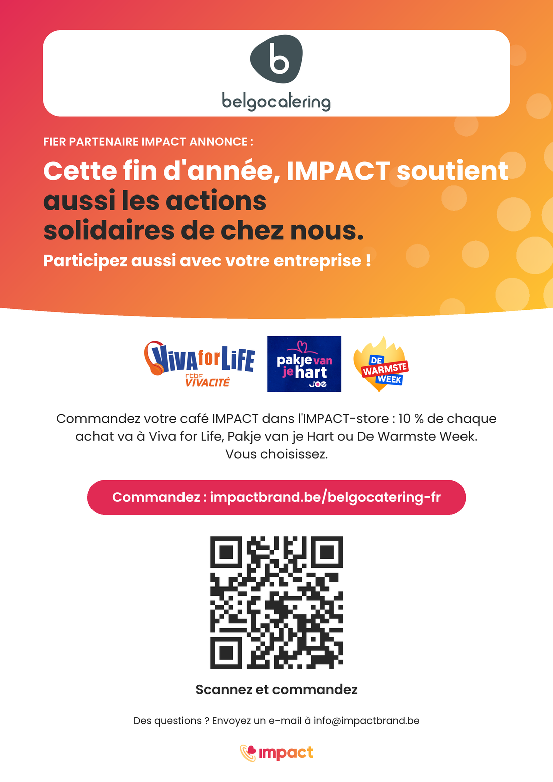 Affiche A4 avec code QR
