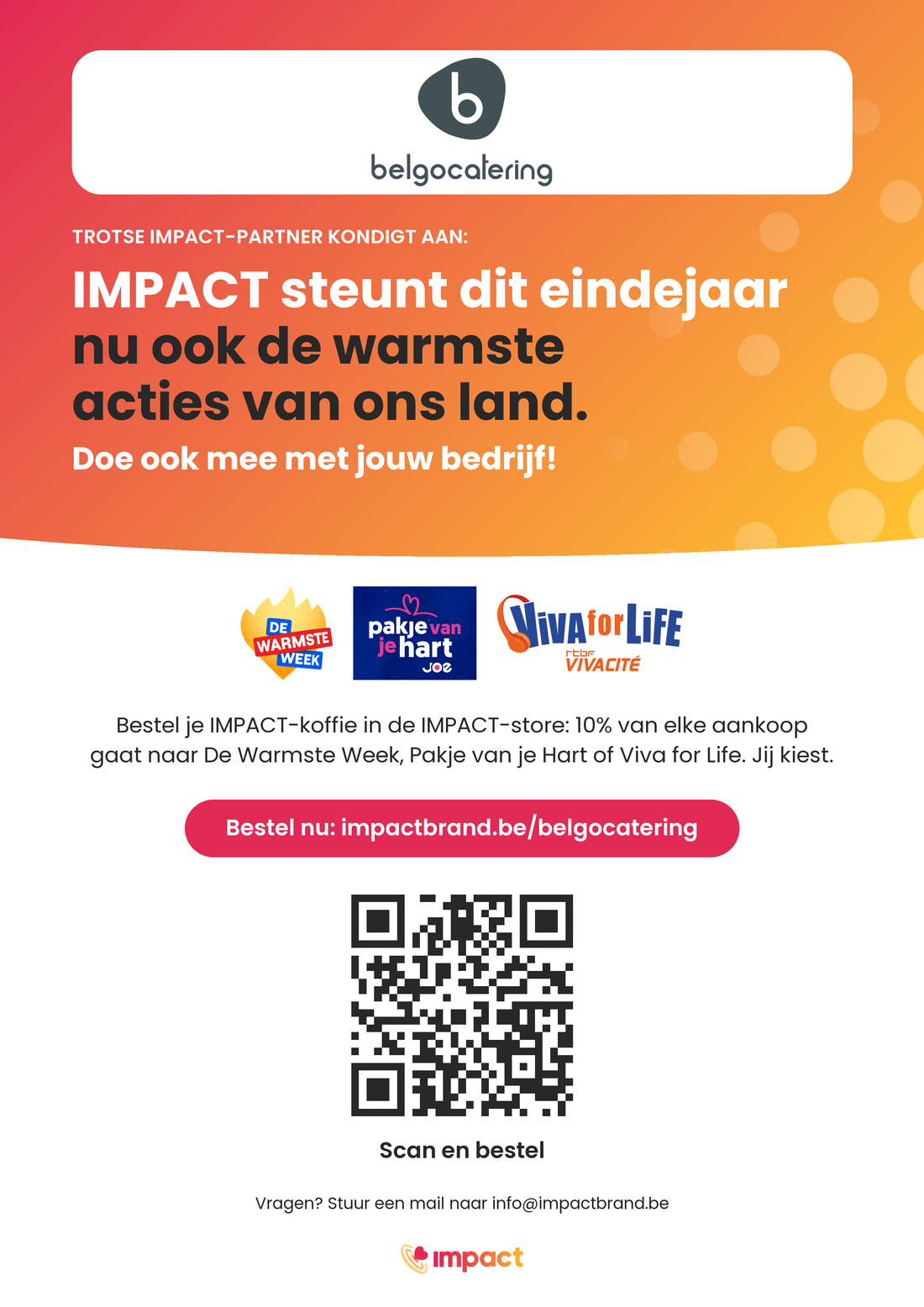 Affiche A4 met QR-code
