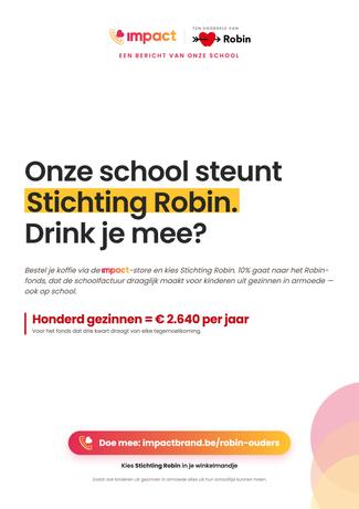 Affiche A3 voor de ouders