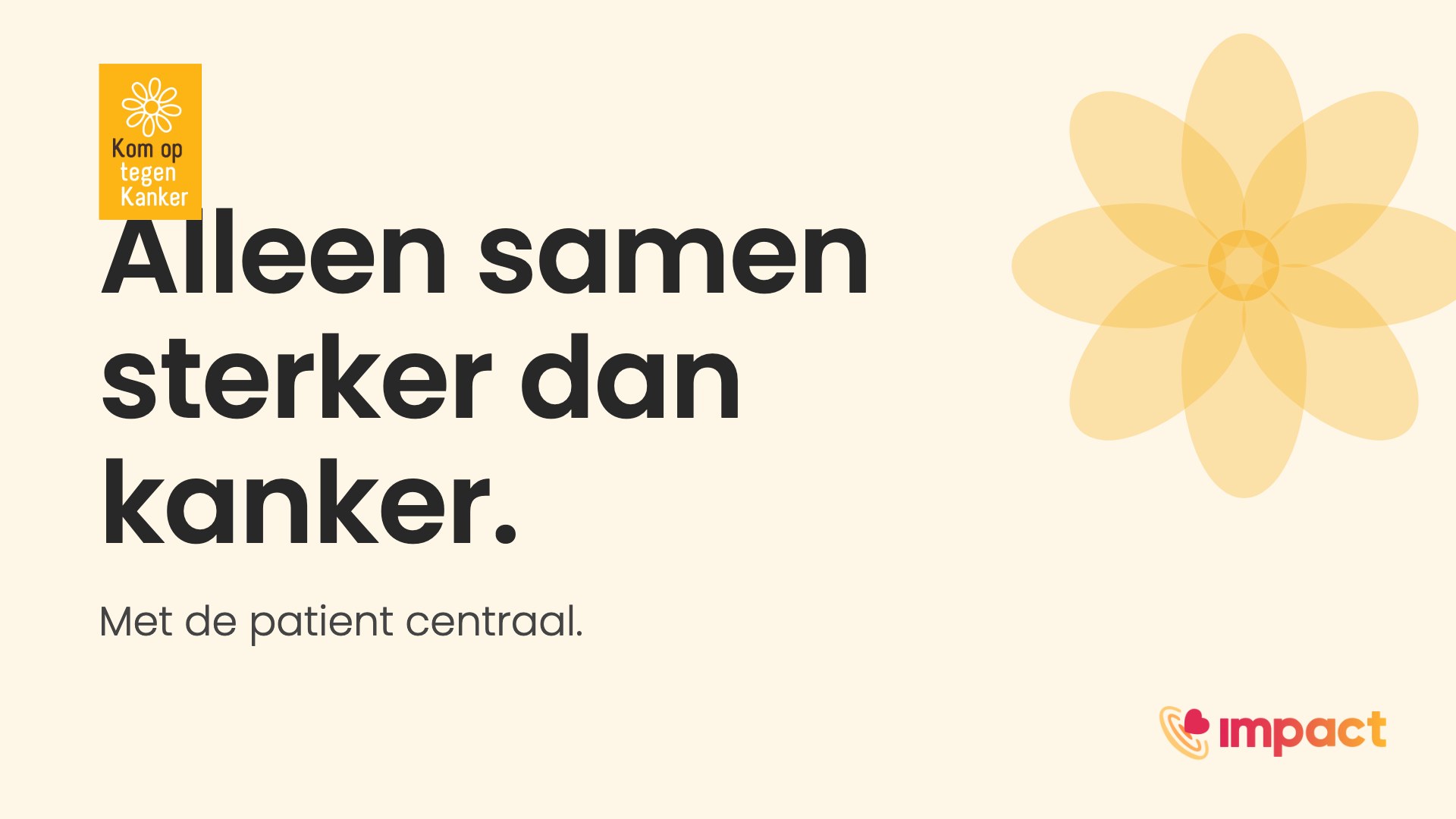 De film — Kom op tegen Kanker × IMPACT