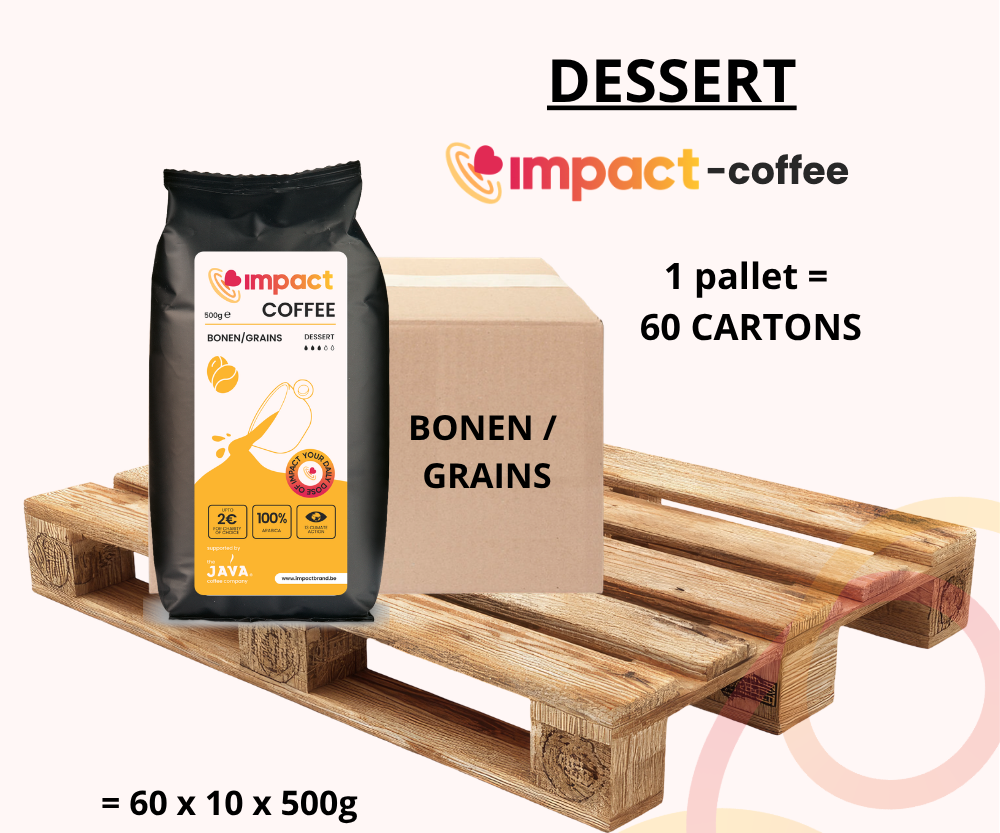 Cafe IMPACT Dessert · Grains — palette 60 × 5 kg
