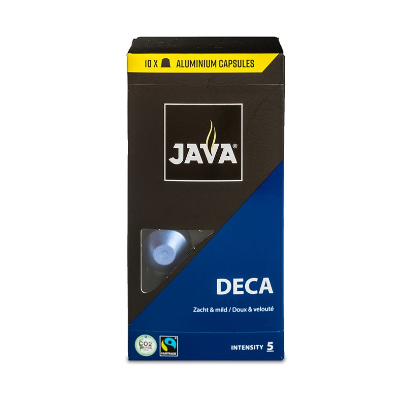 [661812] JAVA CAPSULES (DECA) - Nespresso compatibel (1 x 10 st.)