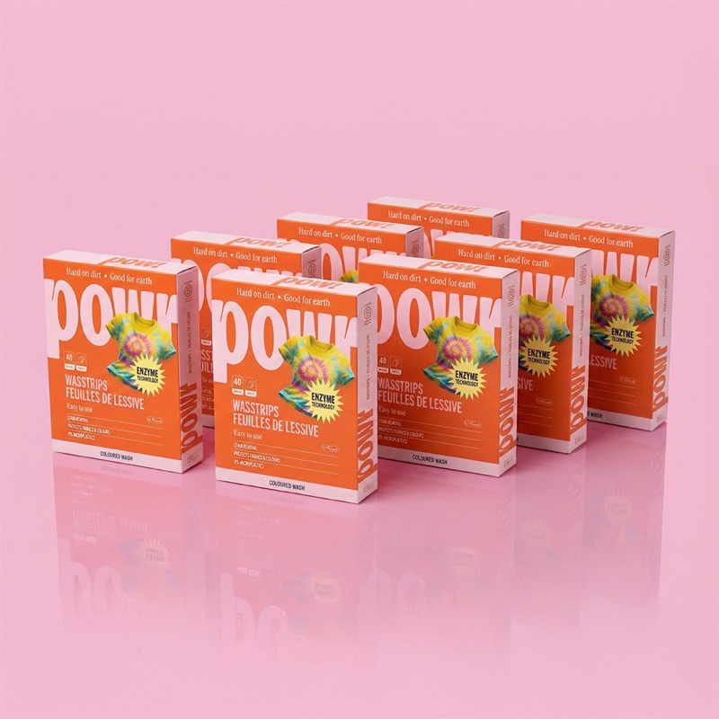Year Supply Laundry Strips for coloured wash | 8×40 washes