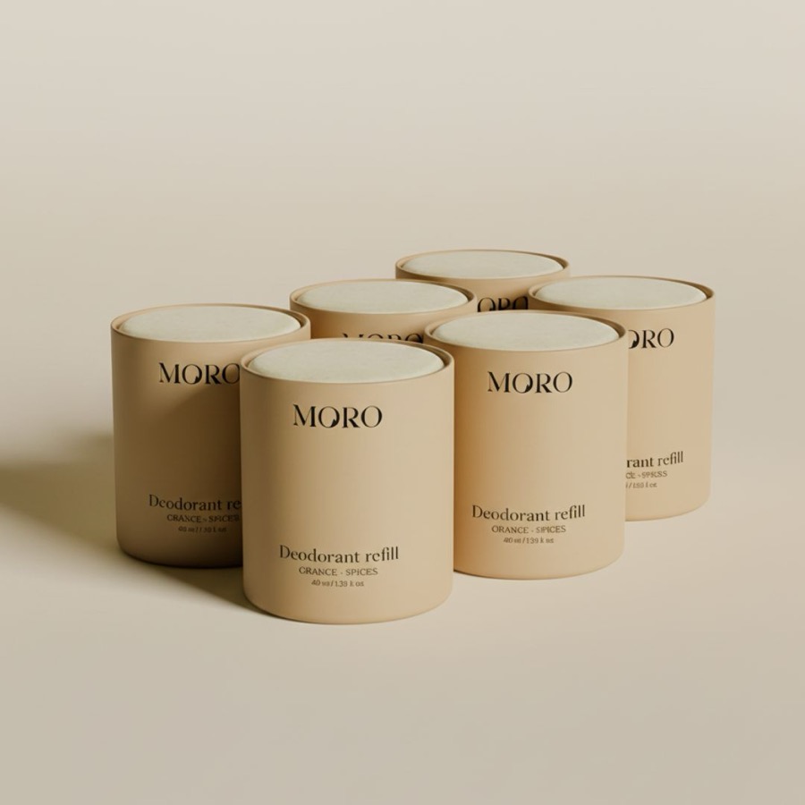 Six mois de recharges de déodorant