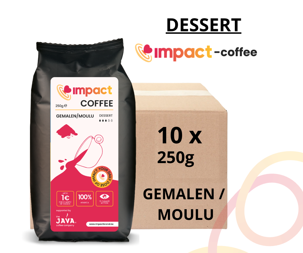 [542826] Cafe IMPACT Dessert · Moulu — boite 10 × 250 g