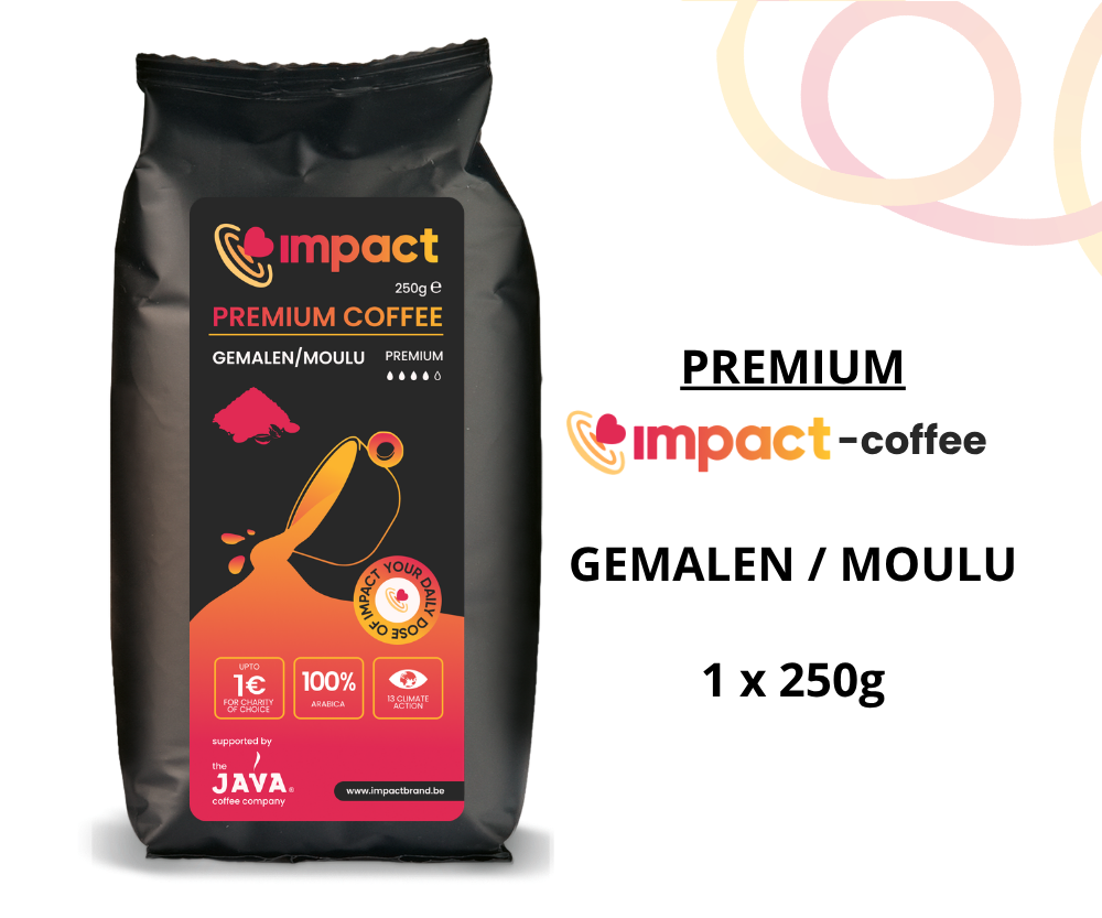 [542829] GEMALEN (PREMIUM) IMPACT-KOFFIE - 1 Zakje (1 x 250g)