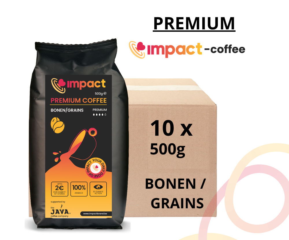 [542835] IMPACT Coffee Premium · Beans — box 10 × 500 g