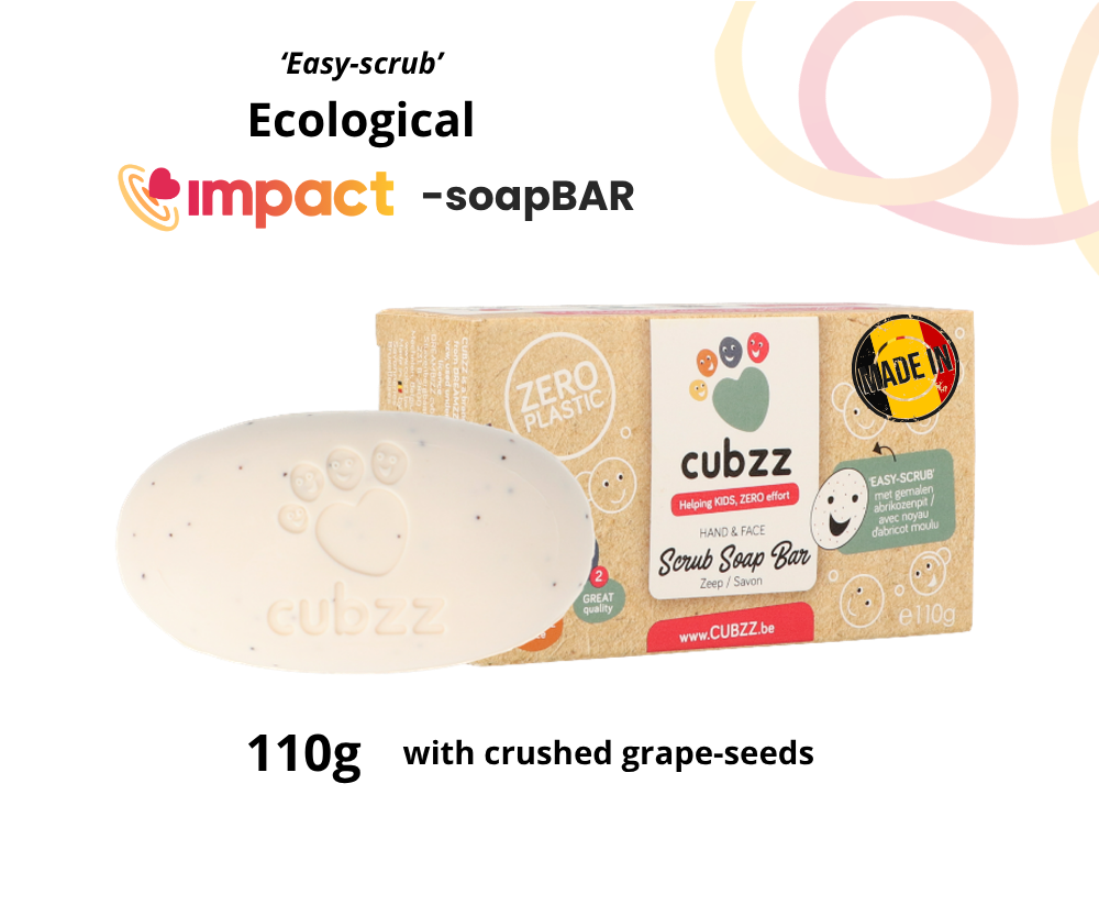 [74807] CUBZZ handSOAP-BAR écologique "Easy Scrub" 110g