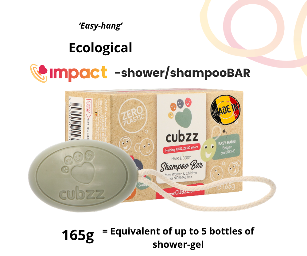 [74805] CUBZZ eco-friendly SHAMPOO BAR "Easy Hang" 165g