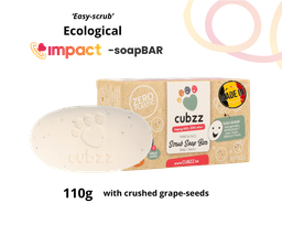 CUBZZ eco-friendly hand SOAP BAR "Easy Scrub" 110g