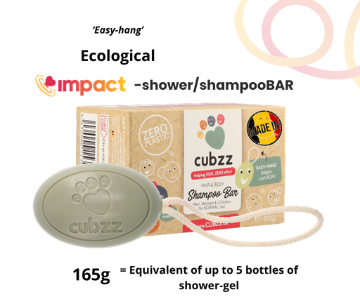 CUBZZ eco-friendly SHAMPOO BAR "Easy Hang" 165g
